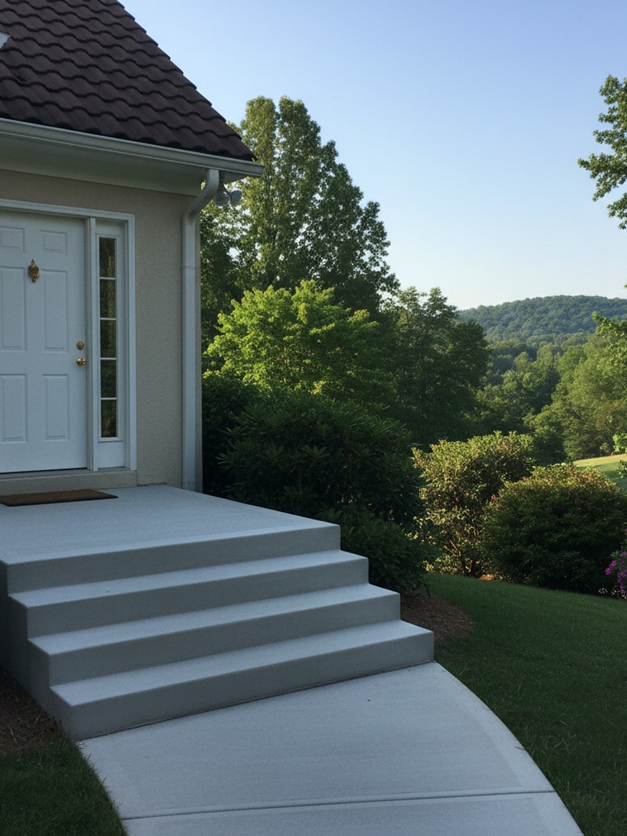 Concrete Steps & Porches completed by Horizon Concrete Co in Smithfield, NC