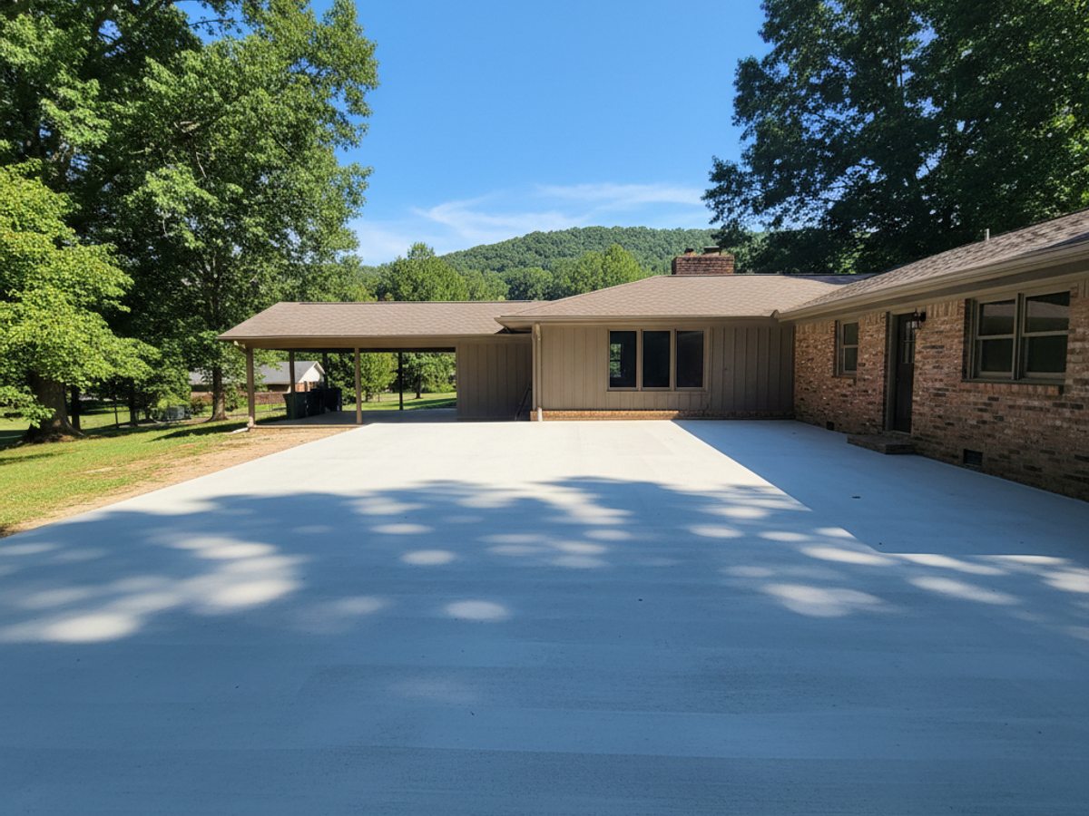 Stamped Concrete completed by Horizon Concrete Co in Wilson, NC