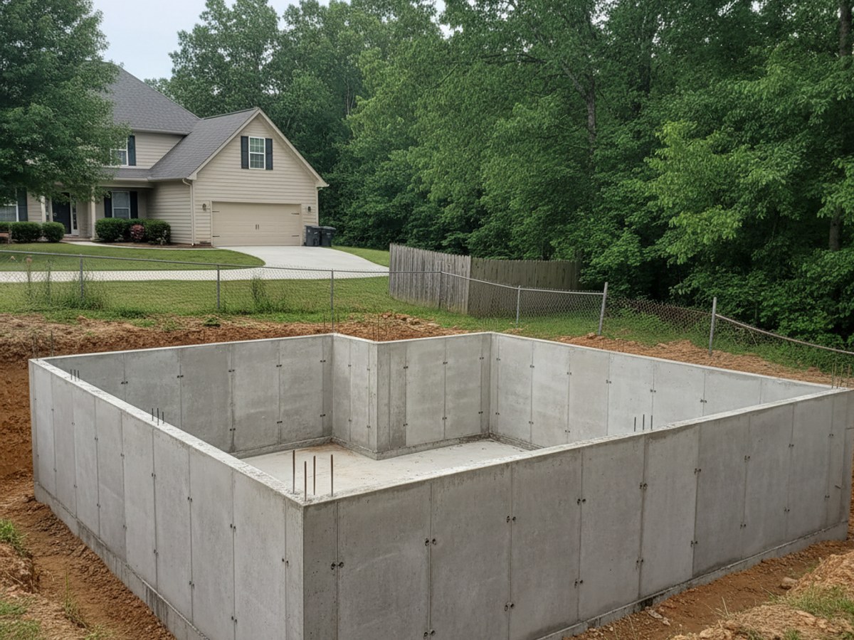 Concrete Patios completed by Horizon Concrete Co in Farmville, NC